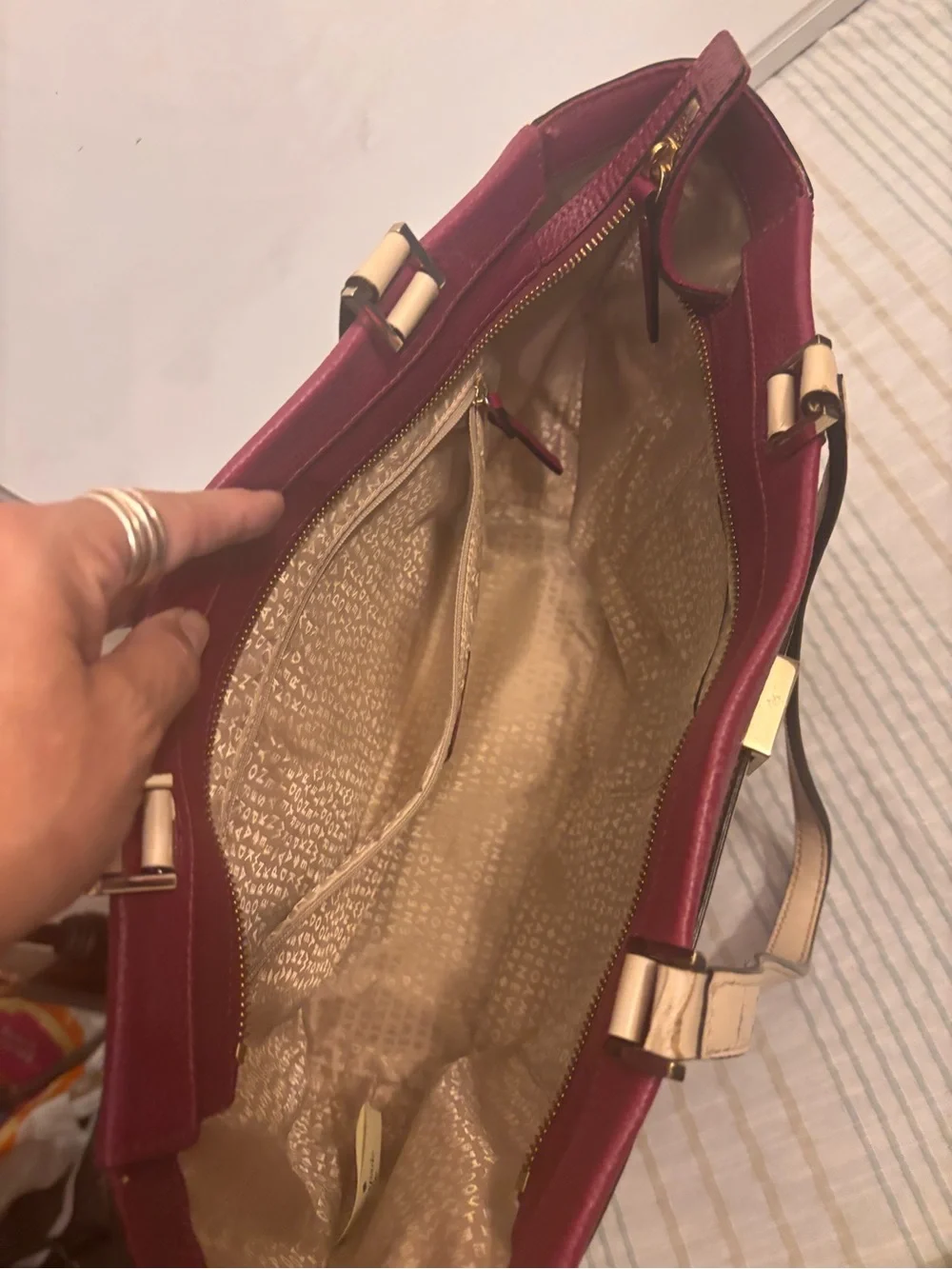 kate spade structured colorblock